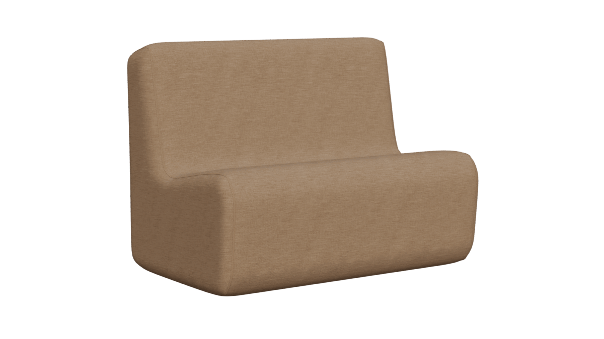 2Seater Tessuto Castano 1