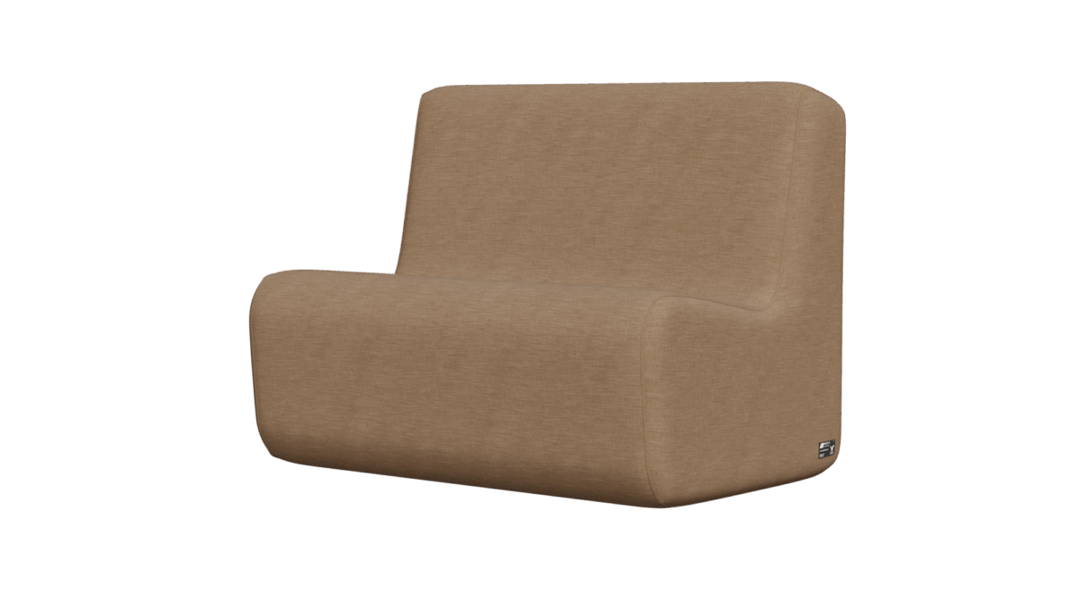 2Seater Tessuto Castano 2