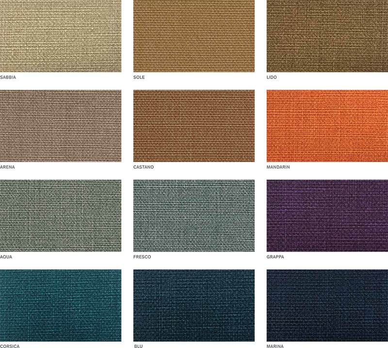 Tessuto sample colours 6