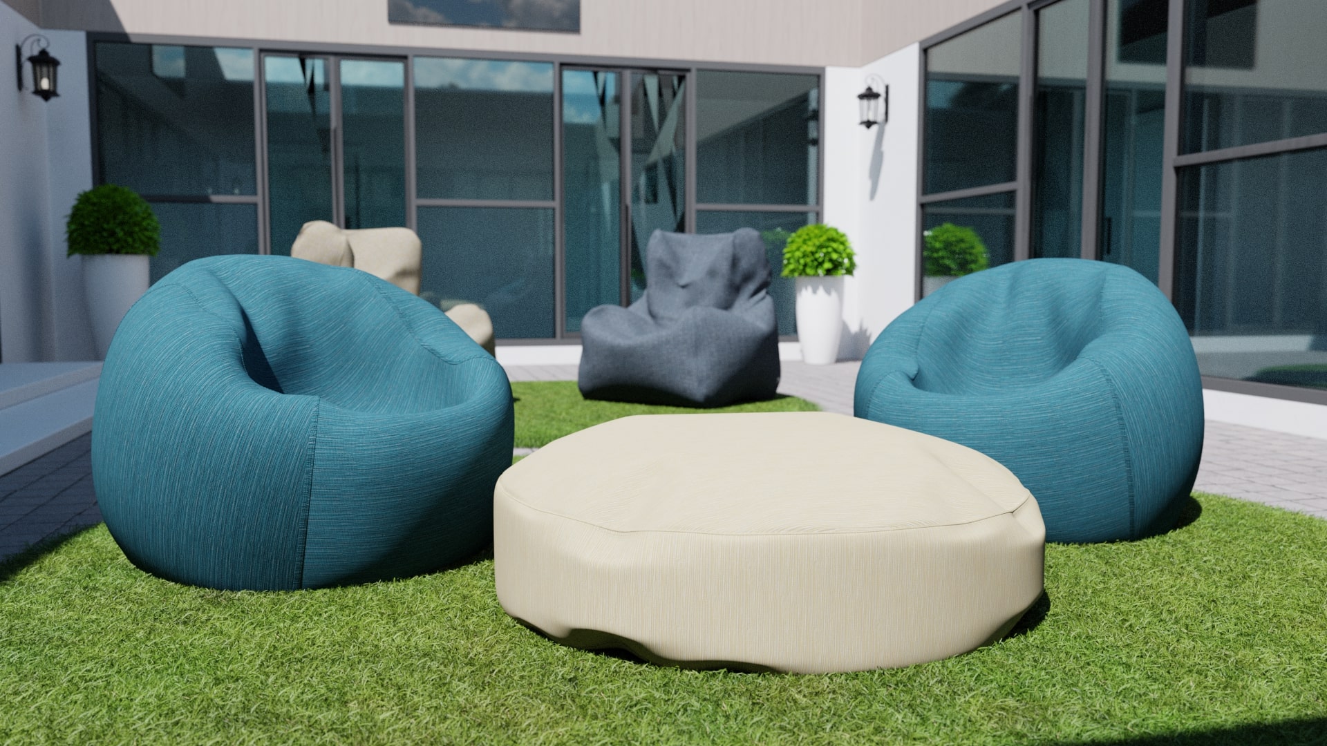 Abecca Eagle Outdoor Scene Bean Bag