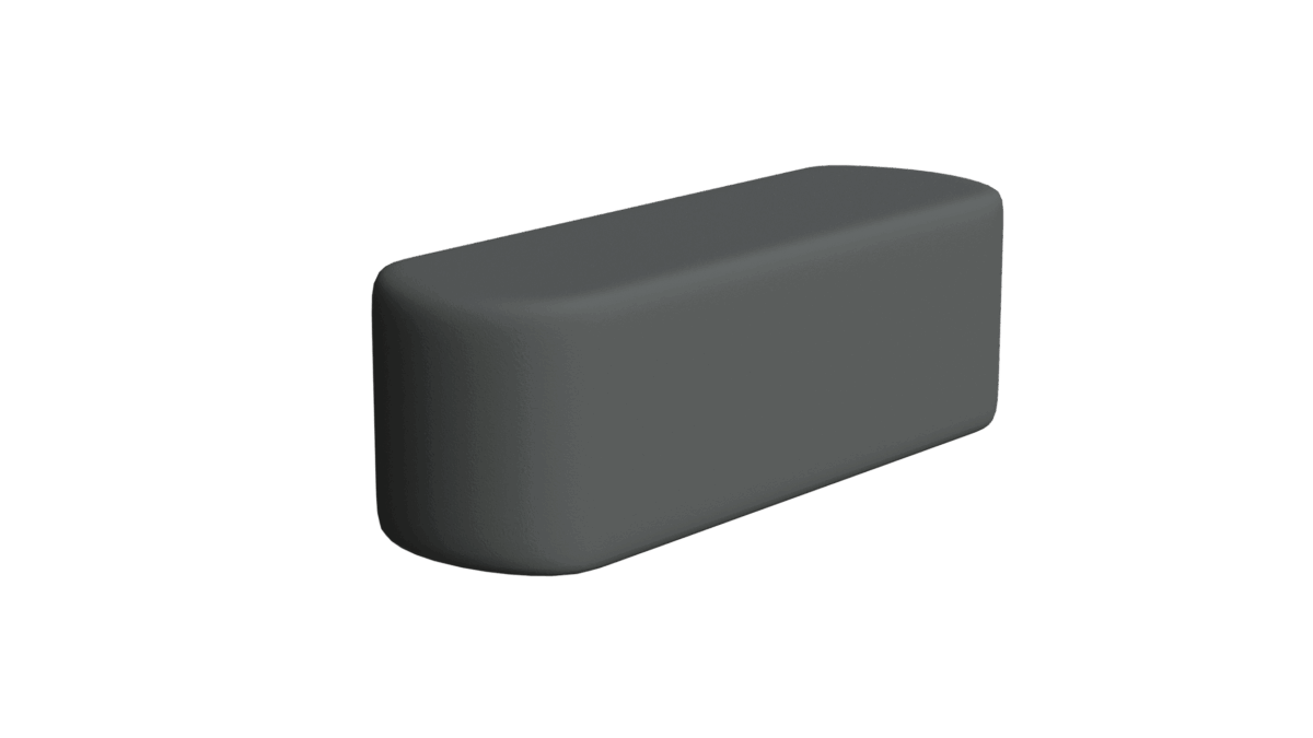 1.5 Ottoman—Coated—Pantone425 1