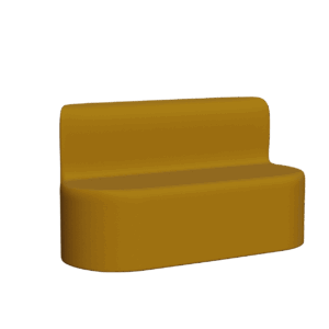 Abecca Anti Ligature Armadillo Limbershield 2 seater Couch AR10 Pantone 132