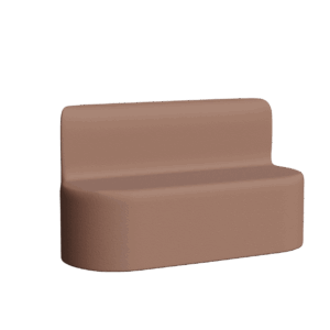 Abecca Anti Ligature Armadillo Limbershield 2 seater Couch AR10 Pantone 17 1230TCX