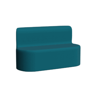 Abecca Anti Ligature Armadillo Limbershield 2 seater Couch AR10 Pantone 3155