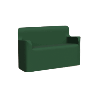 Abecca Anti Ligature Armadillo Limbershield 2 seater Couch AR40 Pantone 350