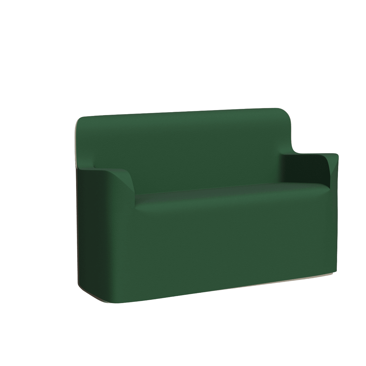Abecca Anti Ligature Armadillo Limbershield 2 seater Couch AR40 Pantone 350