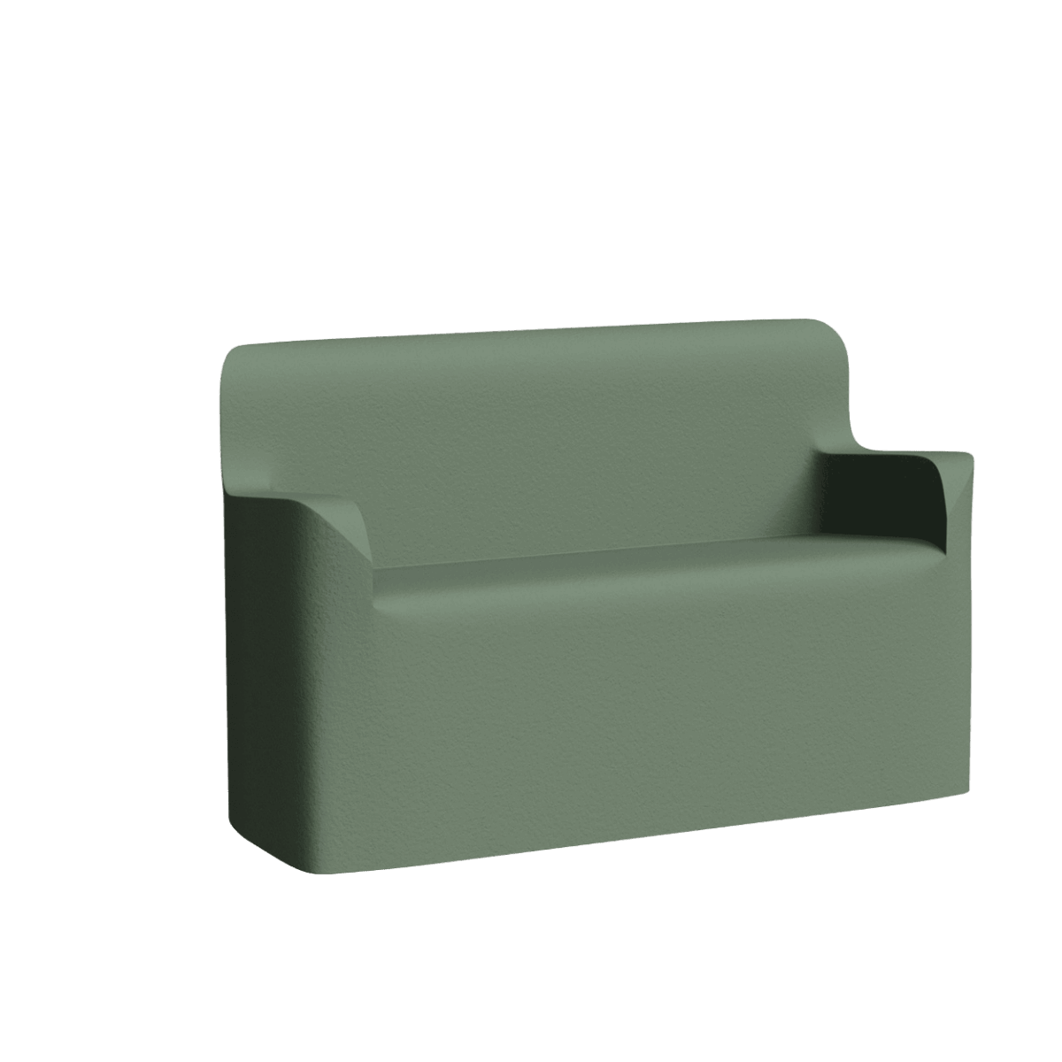 Abecca Anti Ligature Armadillo Limbershield 2 seater Couch AR40 Pantone 5625