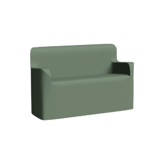 Abecca Anti Ligature Armadillo Limbershield 2 seater Couch AR40 Pantone 5625