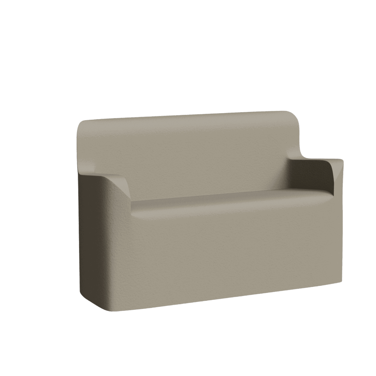 Abecca Anti Ligature Armadillo Limbershield 2 seater Couch AR40 Pantone Warm Grey 5 CP