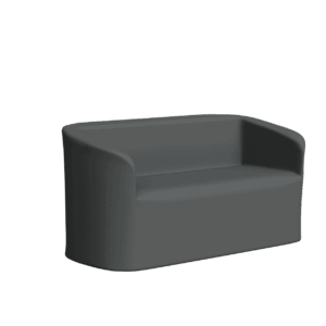 Abecca Anti Ligature Armadillo Limbershield 2 seater Tub Chair AR61 Pantone 425