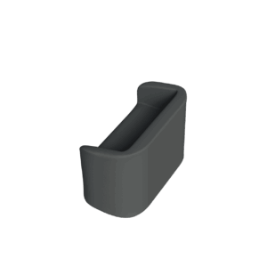 Abecca Anti Ligature Armadillo Limbershield 2 seater Tub Chair AR61 Pantone 4253