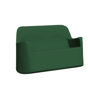 Abecca Anti Ligature Armadillo Limbershield 2 seater Upright Rocking Chair AR71 Pantone 350