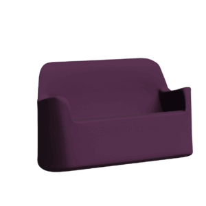 Abecca Anti Ligature Armadillo Limbershield 2 seater Upright Rocking Chair AR71 Pantone 518