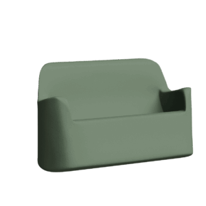 Abecca Anti Ligature Armadillo Limbershield 2 seater Upright Rocking Chair AR71 Pantone 5625