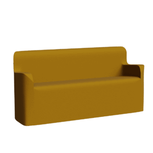 Abecca Anti Ligature Armadillo Limbershield 3 seater Arm Couch AR50 Pantone 132