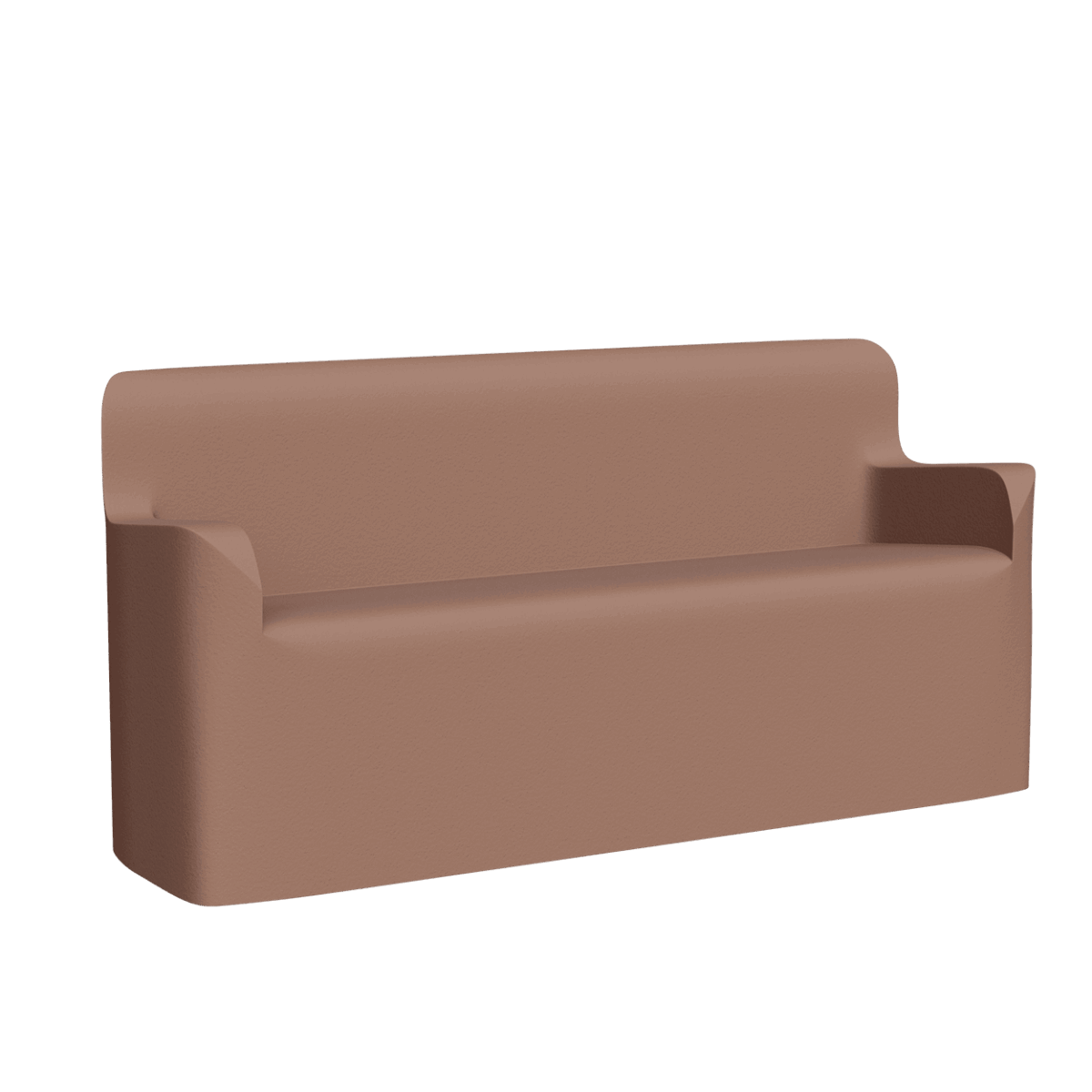 Abecca Anti Ligature Armadillo Limbershield 3 seater Arm Couch AR50 Pantone 17 1230TCX