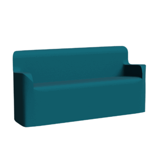 Abecca Anti Ligature Armadillo Limbershield 3 seater Arm Couch AR50 Pantone 3155