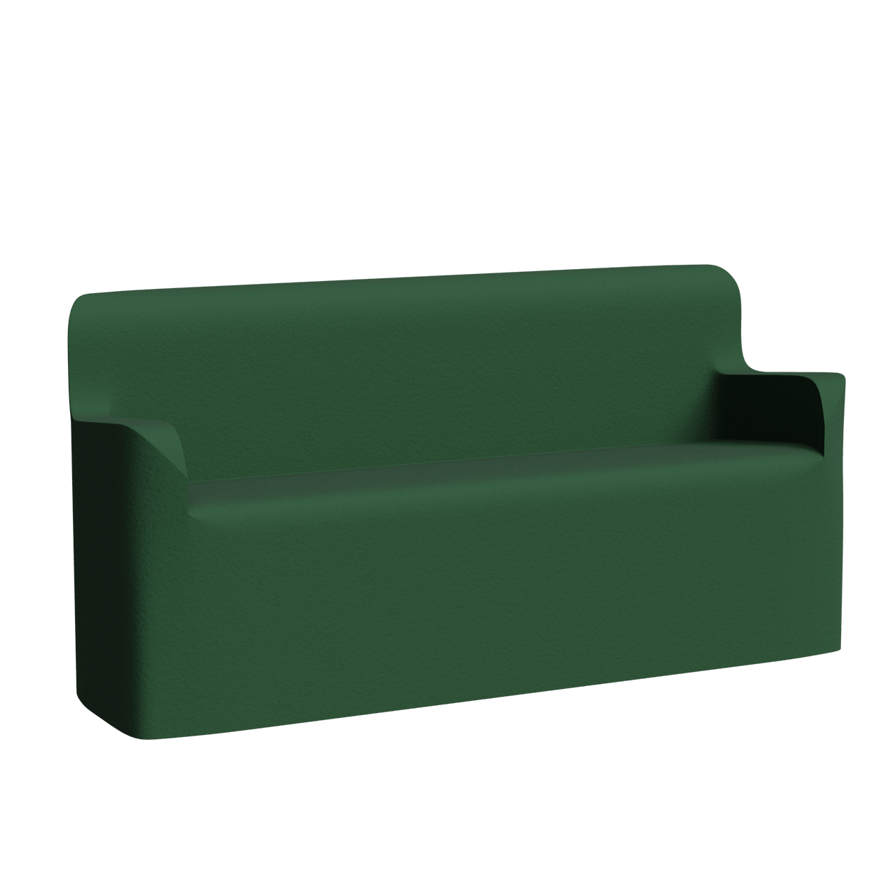 Abecca Anti Ligature Armadillo Limbershield 3 seater Arm Couch AR50 Pantone 350