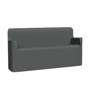 Abecca Anti Ligature Armadillo Limbershield 3 seater Arm Couch AR50 Pantone 425