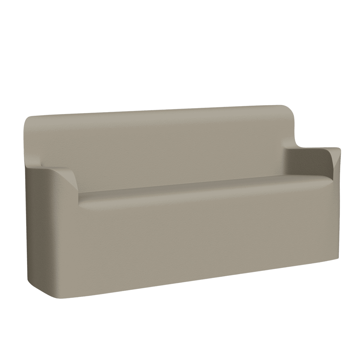 Abecca Anti Ligature Armadillo Limbershield 3 seater Arm Couch AR50 Pantone Warm Grey 5 CP