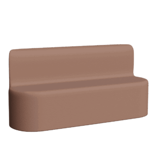 Abecca Anti Ligature Armadillo Limbershield 3 seater Couch AR20 Pantone 17 1230TCX