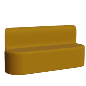 Abecca Anti Ligature Armadillo Limbershield 3 seater Couch AR20 Pantone 312 updated