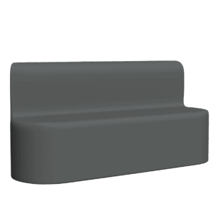 Abecca Anti Ligature Armadillo Limbershield 3 seater Couch AR20 Pantone 425