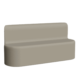 Abecca Anti Ligature Armadillo Limbershield 3 seater Couch AR20 Pantone Warm Grey 5 CP