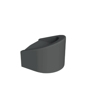 Abecca Anti Ligature Armadillo Limbershield Barrel Chair AR31 Pantone 4252