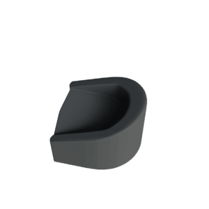 Abecca Anti Ligature Armadillo Limbershield Barrel Chair AR31 Pantone 4253