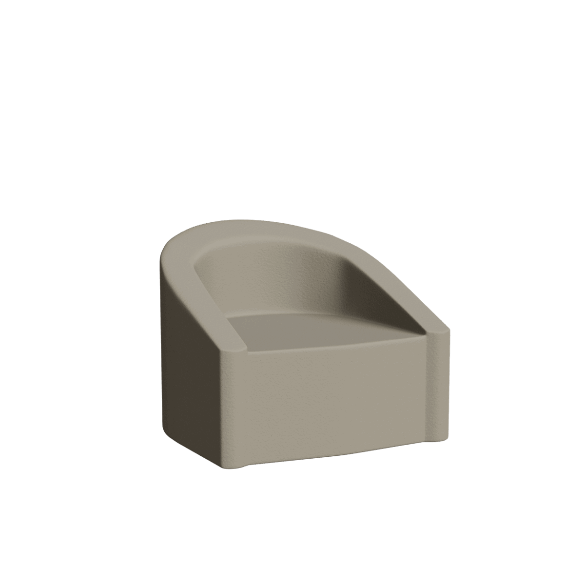 Abecca Anti Ligature Armadillo Limbershield Barrel Chair AR31 Pantone Warm Grey 5 CP