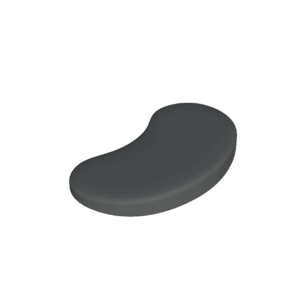 Abecca Anti Ligature Armadillo Limbershield Lap Table AR96 Pantone 425