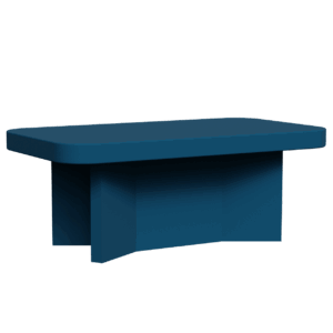 Abecca Anti Ligature Armadillo Limbershield Rectangle Dining Table AR84 Pantone 3025