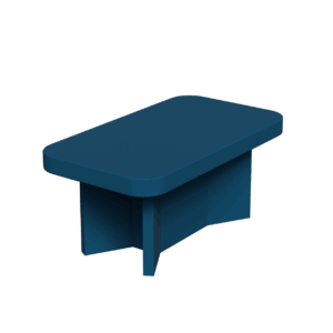 Abecca Anti Ligature Armadillo Limbershield Rectangle Dining Table AR84 Pantone 30252