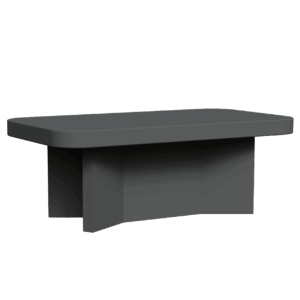 Abecca Anti Ligature Armadillo Limbershield Rectangle Dining Table AR84 Pantone 425