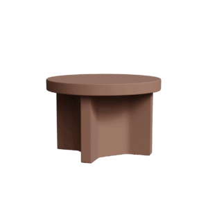 Abecca Anti Ligature Armadillo Limbershield Round Dining Table AR80 Pantone 17 1230TCX
