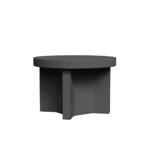 Abecca Anti Ligature Armadillo Limbershield Round Dining Table AR80 Pantone 425