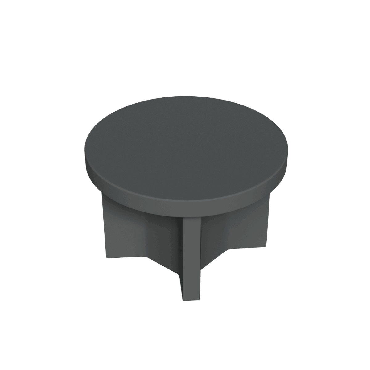 Abecca Anti Ligature Armadillo Limbershield Round Dining Table AR80 Pantone 4253