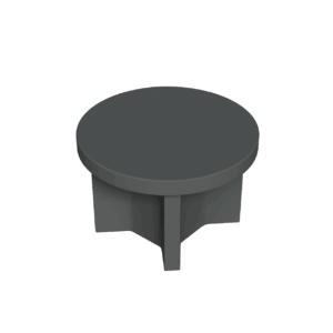 Abecca Anti Ligature Armadillo Limbershield Round Dining Table AR80 Pantone 4253