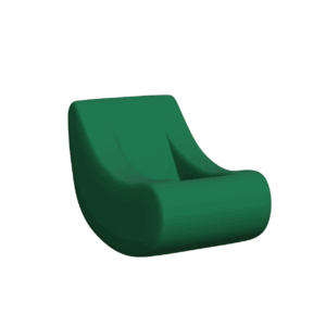Abecca Anti Ligature Armadillo Limbershield Sensory Rocking Chair AR70 Pantone 349