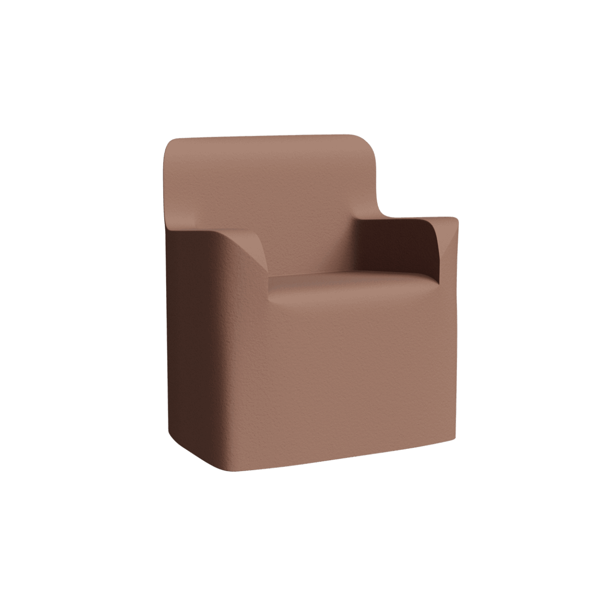Abecca Anti Ligature Armadillo Limbershield Single Armchair AR30 Pantone 17 1230TCX