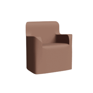 Abecca Anti Ligature Armadillo Limbershield Single Armchair AR30 Pantone 17 1230TCX