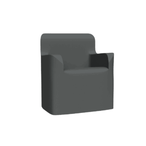 Abecca Anti Ligature Armadillo Limbershield Single Armchair AR30 Pantone 425