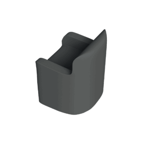 Abecca Anti Ligature Armadillo Limbershield Single Armchair AR30 Pantone 4253