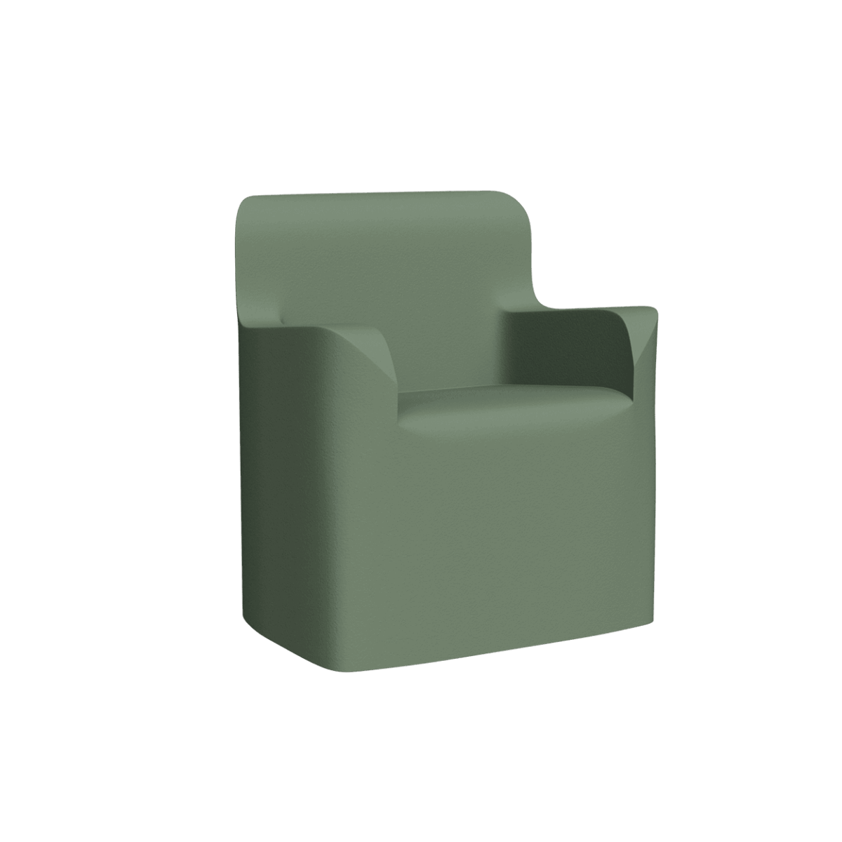 Abecca Anti Ligature Armadillo Limbershield Single Armchair AR30 Pantone 5625
