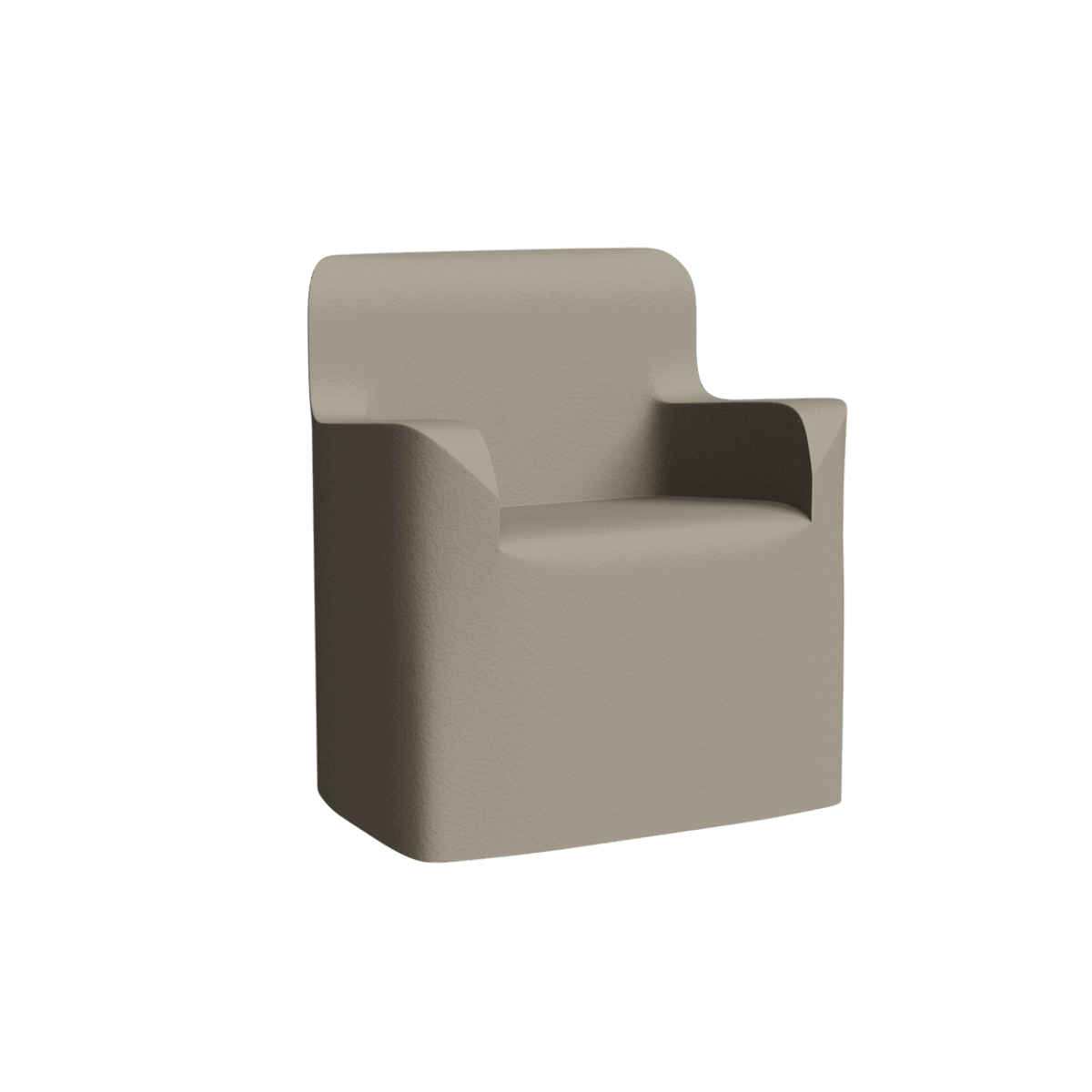 Abecca Anti Ligature Armadillo Limbershield Single Armchair AR30 Pantone Warm Grey 5 CP