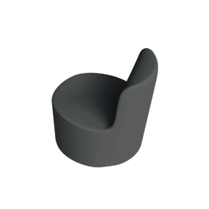 Abecca Anti Ligature Armadillo Limbershield Single Chair AR1 Pantone 4254