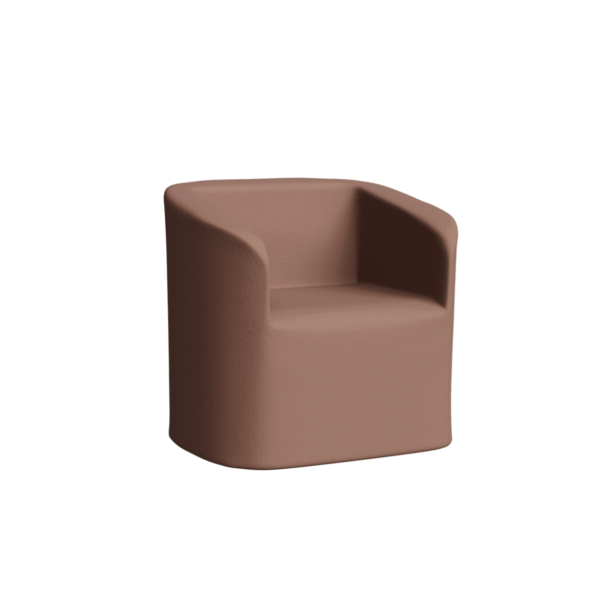 Abecca Anti Ligature Armadillo Limbershield Single Tub Chair AR60 Pantone 17 1230TCX