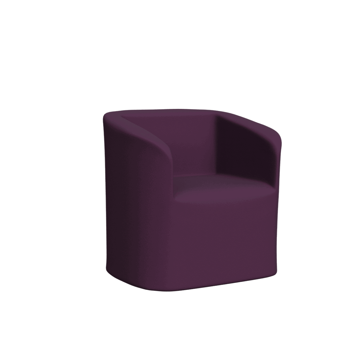 Abecca Anti Ligature Armadillo Limbershield Single Tub Chair AR60 Pantone 518