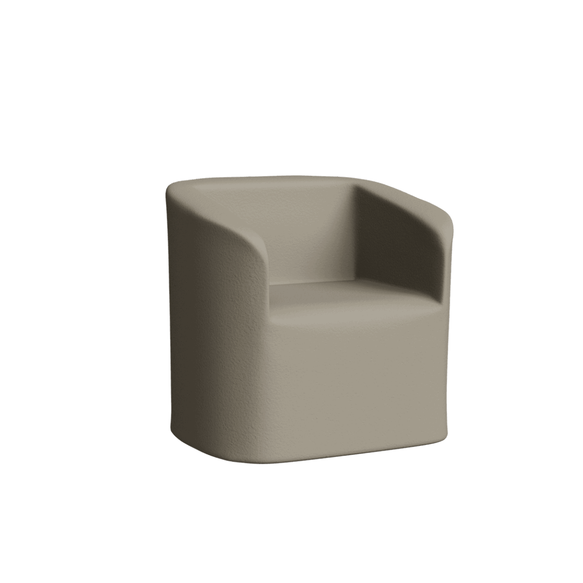 Abecca Anti Ligature Armadillo Limbershield Single Tub Chair AR60 Pantone Warm Grey 5 CP